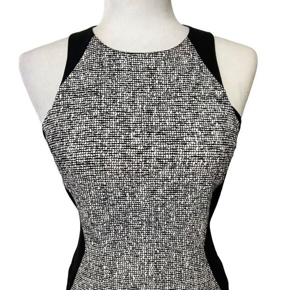 Rag & Bone White & Black Bodycon Sheath Dress XSmall. Weave Pattern - Picture 2 of 11